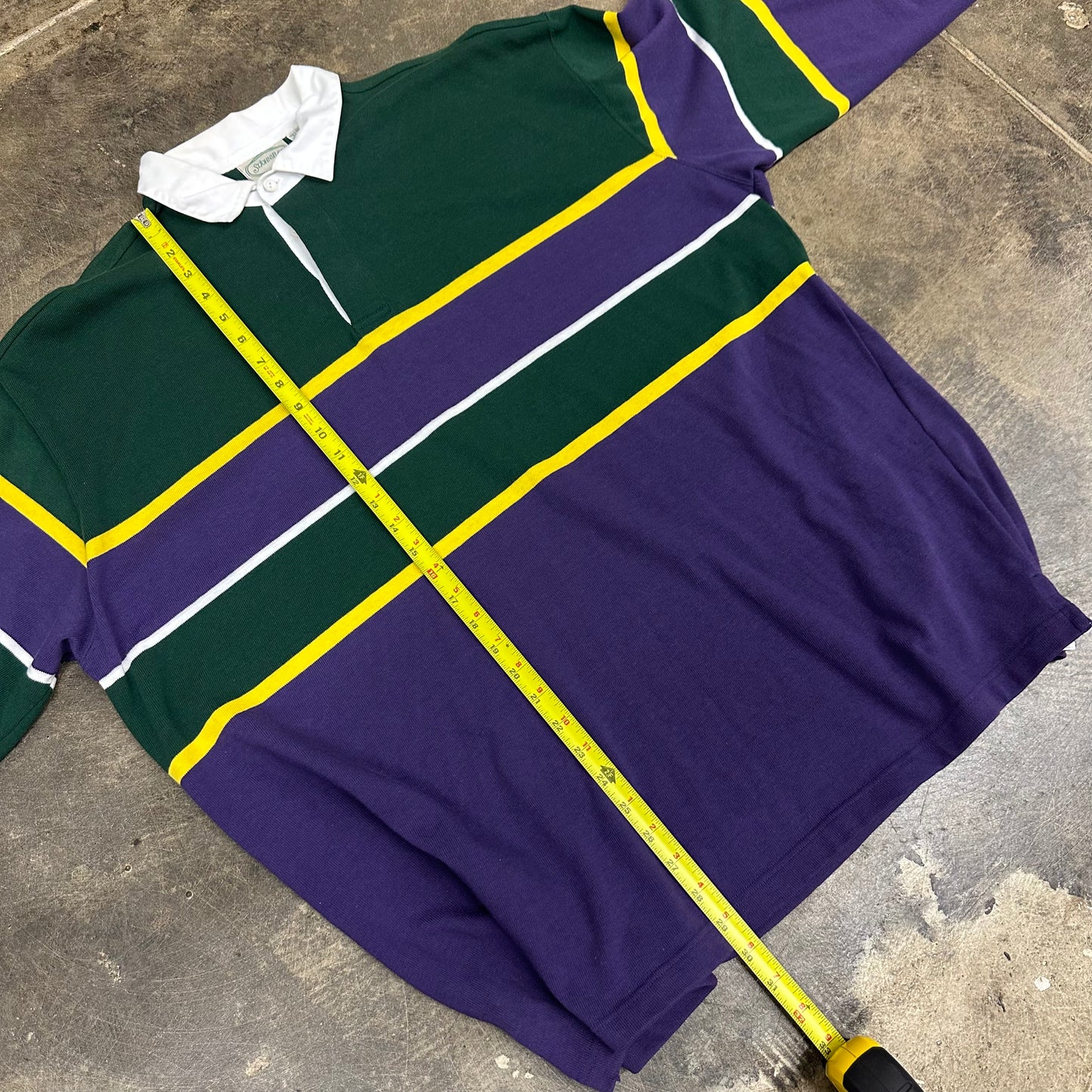Vintage 90s Striped Rugby Long Sleeve