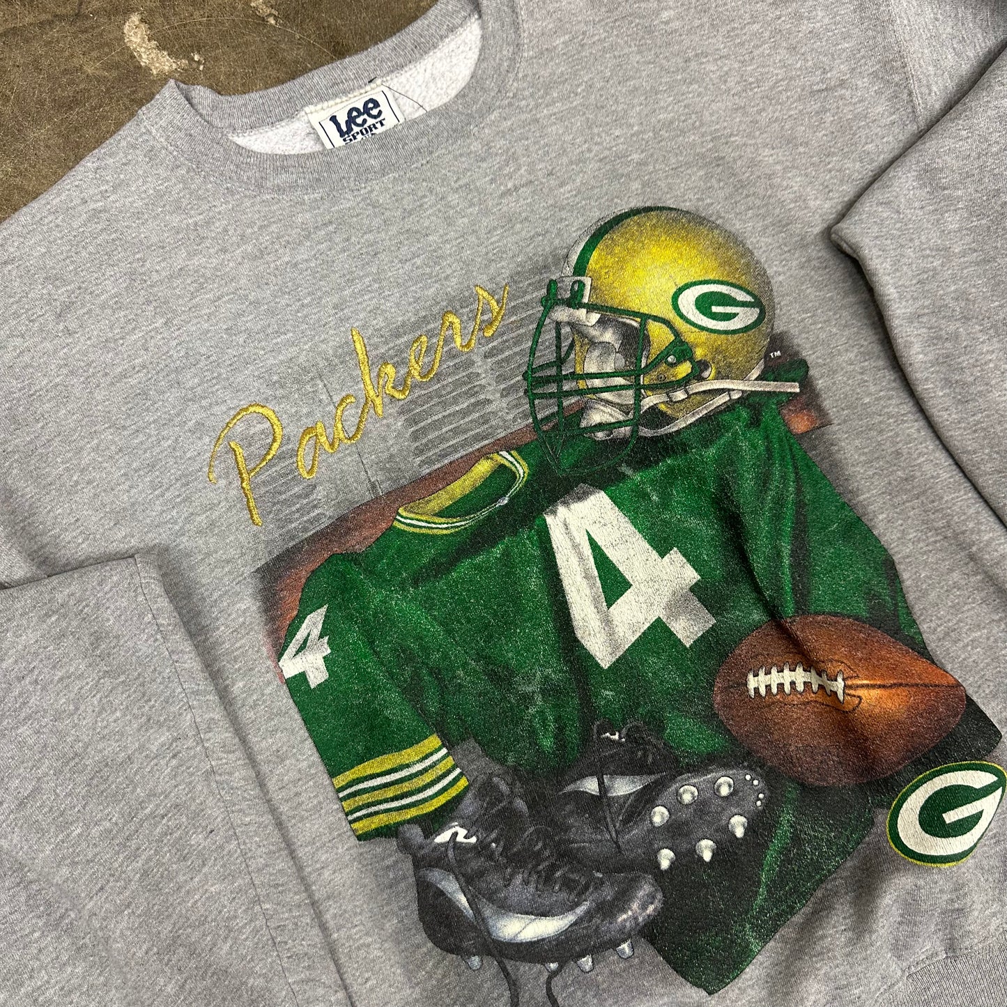 Vintage 90s Lee Sport Packers Crewneck