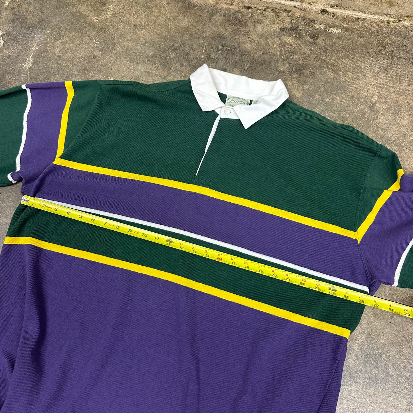 Vintage 90s Striped Rugby Long Sleeve